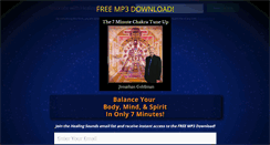 Desktop Screenshot of healingsounds.com